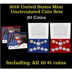 2018 United States Uncirculated Coin Set 20 coins