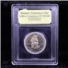 Image 2 : Proof 1989-S Congress Modern Commem Half Dollar 50c Graded GEM++ Proof Deep Cameo By USCG