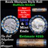 Image 1 : Buffalo Nickel Shotgun Roll in Old Bank Style 'Los Angeles Trust And Savings Bank' Wrapper 1915 & d 