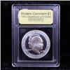 Image 2 : Proof 1990-P Eisenhower Modern Commem Dollar $1 Graded GEM++ Proof Deep Cameo By USCG