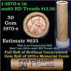 Shotgun Lincoln 1c roll, 1970-s 50 pcs Brandt Wrapper