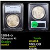 Image 1 : PCGS 1884-o Morgan Dollar $1 Graded ms63 By PCGS
