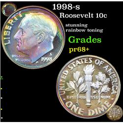 Proof 1998-s Roosevelt Dime 10c Grades GEM++ Proof