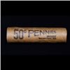 Image 4 : Mixed small cents 1c orig shotgun roll, 1858 Flying Eagle cent, 1892 Indian Cent other end, McDonald