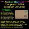 Image 1 : **UNOPENED** 2008 United States Mint Set 28 Coins