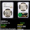 Image 1 : NGC 1898-o Morgan Dollar $1 Graded ms65 By NGC