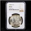 Image 2 : NGC 1898-o Morgan Dollar $1 Graded ms65 By NGC