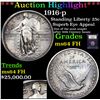 Image 1 : ***Auction Highlight*** 1916-p Standing Liberty Quarter 25c Graded Choice Unc FH By USCG (fc)