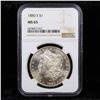 Image 2 : 1880-s Morgan Dollar $1 Graded ms65 By ICG