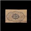 Image 3 : 1862 US Fractional Currency 25¢ First Issue Fr-1281 Thomas Jefferson W/ Monigram Grades f+