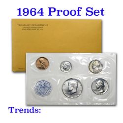 1964 Proof Set Original Packaging Including Mint Letter