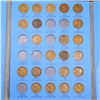 Image 4 : Partial Lincoln Cent Book 1909-1940 65 coins