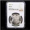 Image 2 : NGC 1881-s Morgan Dollar $1 Graded ms65 By NGC