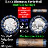 Image 1 : Buffalo Nickel Shotgun Roll in Old Bank Style 'Los Angeles Trust And Savings Bank' Wrapper 1917 & s 