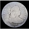 Image 2 : 1805 Ty 2  B-3 Draped Bust Quarter 25c Grades ag