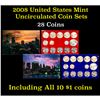 Image 1 : 2008 United States Mint Set 28 Coins