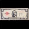 Image 2 : 1928G $2 Red seal United States Note Grades vf+