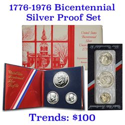 1776-1976 Both Bicentennial Sets Proof And Uncirculated