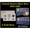 Image 1 : Group of 3 Special Mint Sets 1965-1967 20 coins