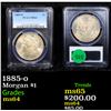 Image 1 : PCGS 1885-o Morgan Dollar $1 Graded ms64 By PCGS