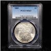 Image 2 : PCGS 1889-p Bam 63 R1 I1 Morgan Dollar $1 Graded ms63 By PCGS