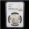 Image 2 : NGC 1898-o Morgan Dollar $1 Graded ms65 By NGC