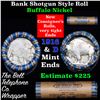 Image 1 : Buffalo Nickel Shotgun Roll in Old Bank Style 'Los Angeles Trust And Savings Bank' Wrapper 1916 & d 