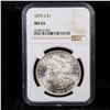 Image 2 : NGC 1879-s Morgan Dollar $1 Graded ms65 By NGC