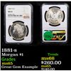 Image 1 : NGC 1881-s Morgan Dollar $1 Graded ms65 By NGC