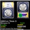 Image 1 : ANACS 1882-cc Vam 3 Morgan Dollar $1 Graded ms62 BY ANACS