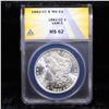 Image 2 : ANACS 1882-cc Vam 3 Morgan Dollar $1 Graded ms62 BY ANACS