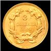 Image 3 : ***Auction Highlight*** 1889 Three Dollar Gold 3 Grades Choice+ Unc (fc)