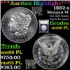 Image 1 : ***Auction Highlight*** 1882-s Morgan Dollar 1 Graded GEM+ UNC PL By USCG (fc)