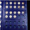 Image 4 : Complete Silver Roosevelt Dime Book 1946-1964 48 coins