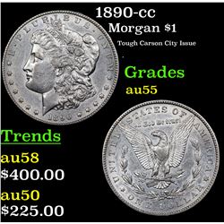 1890-cc Morgan Dollar $1 Grades Choice AU
