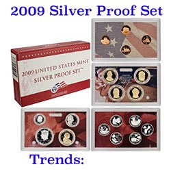 2009 United States Silver Proof Set - 18 pc set, about 1 1/2 ounces of pure silver