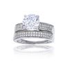 Image 1 : Decadence Sterling Silver 8mm Round Cut Ring Size 6
