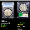Image 1 : PCGS 1921-s Morgan Dollar $1 Graded ms62 By PCGS