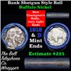 Image 1 : Buffalo Nickel Shotgun Roll in Old Bank Style Bell Telephone Wrapper 1913& d Mint Ends