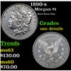 Image 1 : 1890-s Morgan Dollar $1 Grades Unc Details