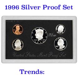 1996 United States Mint Silver Proof Set