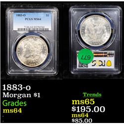 PCGS 1883-o Morgan Dollar $1 Graded ms64 By PCGS