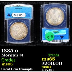 ANACS 1885-o Morgan Dollar $1 Graded ms65 By ANACS