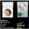 Image 1 : 1886-p Morgan Dollar $1 Graded Gem Unc By NNC