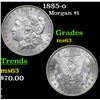 Image 1 : 1885-o Morgan Dollar $1 Grades Select Unc