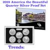 Image 1 : 2019 United States Mint America The Beautiful Quarter Proof Set