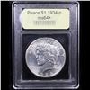 Image 4 : ***Auction Highlight*** 1934-p Peace Dollar 1 Graded Choice+ Unc By USCG (fc)