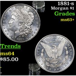 1881-s Morgan Dollar $1 Grades Select+ Unc