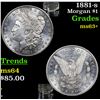 Image 1 : 1881-s Morgan Dollar $1 Grades Select+ Unc