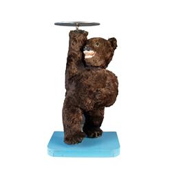 1920's Teddy Bear Straw Display      He